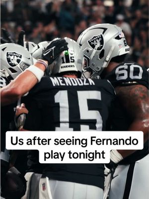 It’s like when mom makes pizza rolls. @Fernando Mendoza #nflrookies #excited #raiders  #firstday #rolemodel 