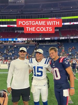 a good few days with the colts 🙌 #nfl #newenglandpatriots #gillettestadium #patriots @Indianapolis Colts 📺 WBZ