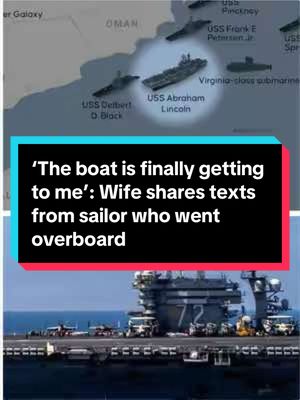 MS NOW’s Priya Sridhar and Lindsey Pipia spoke exclusively with the wife of a sailor who jumped from the USS Abraham Lincoln after struggling with his mental health. His wife shared his final text messages before he went overboard and says his concerns were repeatedly brushed off as families and lawmakers demand answers about conditions aboard the ship. A Navy spokesperson said in a statement, “We take every service member’s well-being seriously and have medical and mental health professionals available to assess and address concerns as they arise." If you or someone you know is in crisis, call or text 988 to reach the Suicide and Crisis Lifeline or chat live at 988lifeline.org. You can also visit SpeakingOfSuicide.com/resources for additional support. Link in bio to read more. #news #iran #military