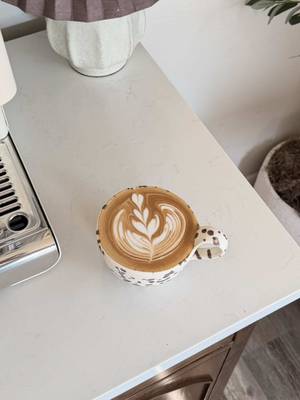 It’s so sweet watching something you love become something they’re interested in too. ☕️🤎 #coffee #latteart #kidbarista #fyp #kidsoftiktok 