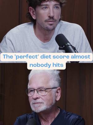 The MIND diet is scored out of 15, and across two major studies only 150 people ever hit a perfect score.  🎙️To hear more, listen to episode 430 of The Proof Podcast.  #BrainHealth #Nutrition #MindDiet #fyp #foryou