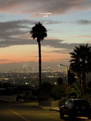 POV: Los Angeles waking up under a sky that doesn’t feel real 🌅✨ #la 