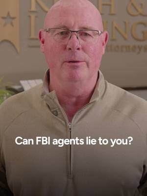 FBI agents can use deception during interviews - but lying to a federal agent can create serious legal problems. Know your rights before you answer questions. #FBI #FederalLaw #CriminalDefense #FederalInvestigation #KnowYourRights 