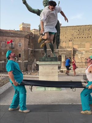 Visiting Rome.