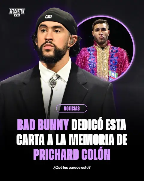 Bad Bunny rindió homenaje a la memoria de Prichard Colón con una emotiva carta publicada en El Nuevo Día, recordando la admiración que sentía por el boxeador puertorriqueño desde los inicios de su propia carrera musical. El artista contó que siguió de cerca la trayectoria de Colón y que estaba convencido de que tenía todo para convertirse en una de las grandes figuras del boxeo boricua. Años después, aseguró que nunca dejó de creer en él ni de apoyarlo. La carta dice: “CAMPEON X 100PRE. Algo que quizás no sepan de mi es que, desde niño, he sido fanático del boxeo. Yo era de los que veía peleas todos los sábados. no importa quién peleara. También creo que el hecho de tener una cultura boxística como la que tenemos en Puerto Rico le añade una pasión adicional a esa afición que siento por el deporte y el cariño que le tengo a nuestras figuras. En el 2014, cuando apenas comencé a grabar canciones en mi clóset, también comenzaba a seguir la carrera de un joven prospecto de Puerto Rice al que le tenía mucha fe. A todo el mundo le hablaba de este boxeador con la misma pasión que les contaba sobre mi música. Algunos ya sabían de él, y el resto era cuestion de tiempo que lo conocieran. Honestamente, yo tenía el presentimiento de que él sería “el próximo”. Tenía estilo, buen boxeo, IQ, pegada, imagen, presencia, carisma... Tenía todo para ser la gran estrella boricua que tanto necesitábamos en el boxeo. Ayer ese boxeador partió de este mundo. Aunque el destino le arrebató la oportunidad de ser todo lo que yo sabía que sería, nosotros lo despedimos, recordaremos como un campeón de nuestra tierra. Otro boricua más que nos representó y nos hizo sentir orgullosos Nunca lo dejé de apoyar, nunca perdí la fe en él. QUE EN PAZ DESCANSE PRICHARD COLÓN MELÉNDEZ.MUCHA FUERZA A SU FAMILIA. Benito Antonio Martínez Ocasio. 14 de agosto de 2026.” “Campeón x 100pre” 🥊🇵🇷