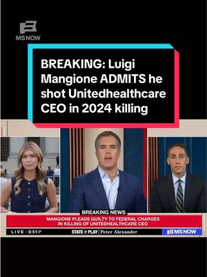 'I shot Mr. Thompson in Manhattan and he died': Luigi Mangione confessed Friday in federal court to the 2024 killing of UnitedHealthcare CEO Brian Thompson, before entering a guilty plea to interstate stalking charges. The judge set the sentencing hearing for December 18th. He now faces between 24 and 36 years in prison, as opposed to potential life sentences. MS NOW's Fallon Gallagher details what was in the letter Mangione read aloud as Thompson's family was present in the courtroom. #luigimangione  #unitedhealthcareceo  #caseupdate 