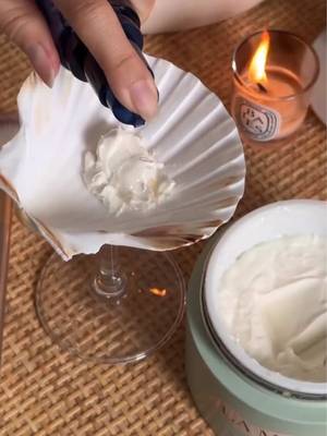 DIY hand mask in 10 minutes ✨ I mix body serum + body cream whenever my hands need extra love. Would you try this before bed? 👀 #HandCare #HandMask #BeautyTips #NailCare #DIY @Prequel 