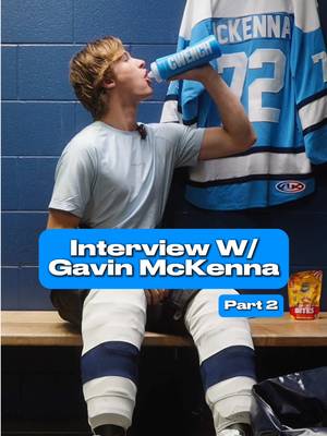 McKenna’s Pregame meal is so Canadian 🇨🇦 Learn more about the 1st overall pick in Part 2 of our interview. #TeamCWENCH #GavinMcKenna #TorontoMapleLeafs #NHLDraft
