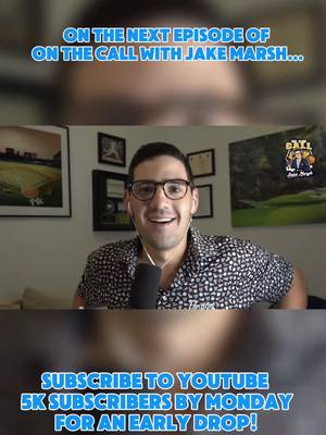 Really excited for the next edition of On The Call with Jake Marsh. I think you will be, too.  Episode comes out on Tuesday, but help me get to 5,000 subscribers on YouTube by the end of the weekend for an early drop! #youtube #pardonmytake #billyfootball #podcast #subscribe 