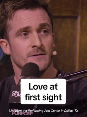 @thematthewhussey on love at first sight ❤️  Listen to our full talk today on all audio platforms 🎧 And now you can watch every new episode of On Purpose on Netflix & Spotify 🎙️