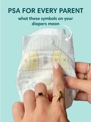 How do you know when it's time to size up diapers? 👀   Pampers Swaddlers have a built-in clue, watch to learn what the symbols on the waistband are telling you!   #Pampers #DiaperFit #ParentingTips #NewParents