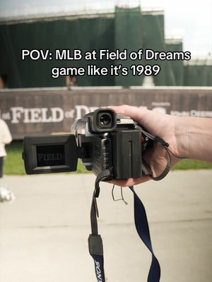 Brought the old school camera to the @MLB at Field of Dreams game.  @Phillies @Minnesota Twins 