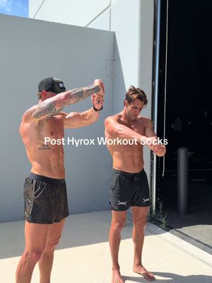 That Texas heat will make you crazy. #hybridathlete #hyrox #sweat #Running @Joeymiuccio 