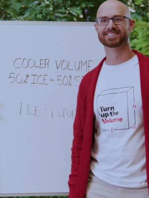 Cooler Math lesson #2 is now in session 🧊 Today we're tackling one of the founding principles of packing a cooler: the Ice-to-Stuff Ratio. What counts as "stuff"? That's between you and your lasagna. #petrocanada #Summer #roadtrip #ice