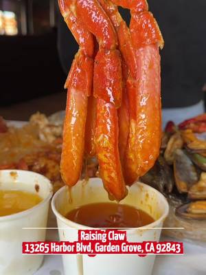 Seafood boils + ramen = the combo you didn’t know you needed 🦞🍜🔥 📍 Raising Claw – The Boiling House 13265 Harbor Blvd, Garden Grove, CA @raisingclaw_theboilinghouse #Foodwithzen #RaisingClaw #SeafoodBoil