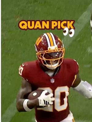 Quan with the PICK 😮‍💨 #nfl #commanders #football #Preseason  #MIAvsWAS WUSA9 