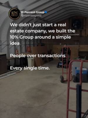 Some companies start with the house. We start with the person. What’s going on? What feels heavy? What would actually help? What does a respectful way forward look like? That’s the difference we’re trying to bring to real estate. 10% Group was built for people over transactions.