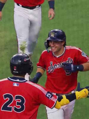 SAL FRELICK IS BACK IN HIT CITY IN A BIG WAY ⚾️ #MLB #baseball #brewers #sports #highlight 