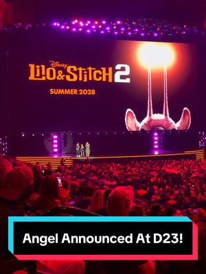 Angel The Alien has been confirmed for #LiloAndStitch2! In theaters Summer 2028. #movietok #disney #d23 2026 #disneystudios