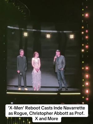 The cast of Marvel’s #XMen reboot is officially revealed at #D23: It includes #SadieSink as Jean Grey, Kit Connor as Cyclops, Samara Weaving as Emma Frost, #IndeNavarrette as Rogue, Christopher Abbott as Prof. X and Maya Boyd as Storm. #AdamDriver will be playing the villainous Mr. Sinister.