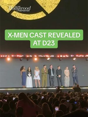 At #D23, Kevin Feige announces #XMen coming to theaters May 5, 2028 and is joined Sadie Sink (Jean Grey), Kit Connor (Cyclops), Chris Abbott (Prof. X), Samara Weaving (Emma Frost), Inde Navarrette (Rogue) and Maya Boyd (Storm). Adam Driver is also among the cast as the villain Mr Sinister.