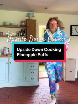 Upside Down Pineapple Puffs with The Viking Celebrating 1 year of my first cookbook being out in the wild! Thank you for all your support and if you haven’t got my first cookbook yet, what’s wrong with you?!?! 😝  #upsidedown #pastry #viralvideos #pineapple 