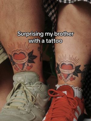 Luckily my brother is very trusting of my creative choices 😅 Thank you so much to Alice at Culture Tattoo Studio in Leith, Edinburgh for the perfect tattoo to remember all the Lucies we’ve loved!  #matchingtattoo #surprisetattoo #siblingsgoals #birthdaytattoo 
