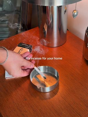 cool incense for your home #apartmentaesthetic #homedecor #interiordesign #midcenturymodern #fyp 