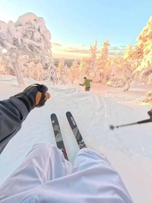 Mellow Ruka Ski outs 🐥🥩 #fypシ 