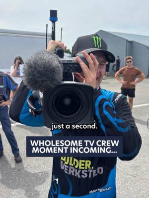 Wholesome moment incoming 🥰 When Andreas Bakkerud took over camera duties for a very special reason! #FIARallycross