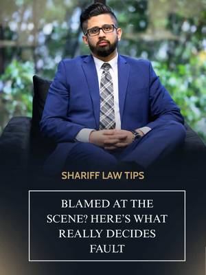 An accusation isn’t evidence. Investigators rely on the facts, not who spoke up first.  Follow Shariff Law to understand how fault is really proven. #injurylawyers #texasinjurylawyers #houstonlawyers 