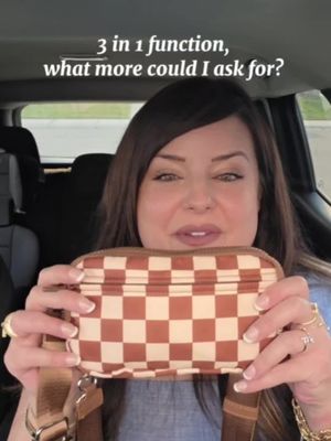 The cutest little wallet that basically said, “Who needs a purse?” 😂 The Emmafy Statshy Wallet is BUY ONE, GET ONE FREE right now—and code **MEGDONNE10** gets you an additional discount! 🙌 Shop through the link in my bio! 🛍️ #CheckeredBag #CrossbodyWallet #bagtok  #CrossbodyBags #MomBag 