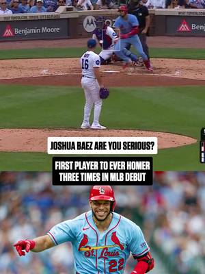 JOSHUA BAEZ ARE YOU SERIOUS? #MLB #stlouiscardinals #baseball 