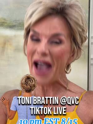 Toni Brattin is going LIVE with us tonight… and we promise to keep things QVC-rated 😂👀 #loveQVC #liveshopping #deals #tonibrattin #salon 