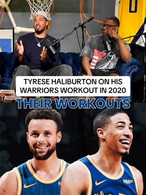 “We know you'd be a perfect fit for us, but we can't draft you at No. 2." Tyrese Haliburton talks about how his pre-draft workout with the Golden State Warriors in 2020 was the best workout of his life. #NBA #warriors #basketball #stephcurry 