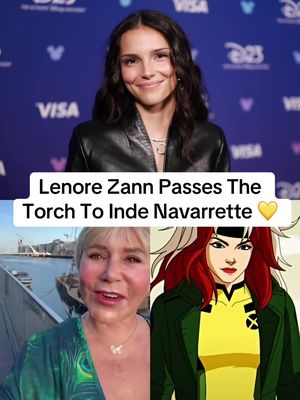 Lenore Zann, the iconic voice of Rogue from ‘X-Men: The Animated Series,’ welcomed Inde Navarrette to the role following her official casting announcement at D23.  “Can’t wait to see what you bring to the role! Look forward to meetin’ ya, Sugah!” Zann wrote. 🧤💪✨