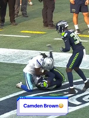 CAMDEN BRINGS IT DOWN 😮‍💨 📺: #DALvsSEA on CBS11  📲: Stream on NFL+   #DallasCowboys #NFL #CamdenBrown #highlights 