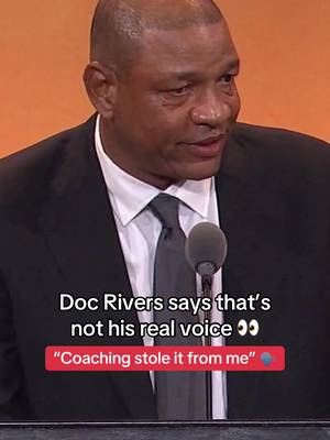 Doc Rivers said he could sing before coaching 🤣 @NBA #docrivers #NBA #basketball #halloffame #coach 