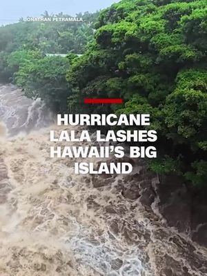 Hawaii’s Big Island is experiencing heavy winds and rain as Category 1 Hurricane Lala approaches. A direct strike would mark Hawaii’s first hurricane landfall in more than 30 years. The National Hurricane Center is warning of life-threatening flash flooding and mudslides. #cnn #news