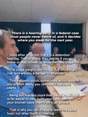 Your federal case isn't just about what happens at trial. The fight for pretrial release can happen within days of your arrest—and preparation matters. Learn the early stages of a federal case in our free course. Link in bio. learnfederalsentencing.com. #FederalLaw #FederalSentencing #FederalCriminalDefense #CriminalDefense #FederalInvestigation #WestTexas