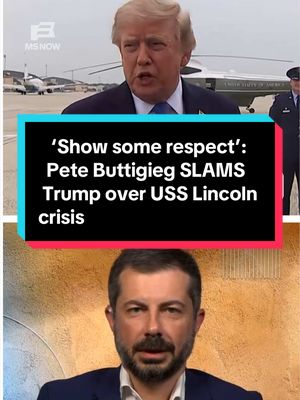 “He needs to show some respect to the troops that he is sending into harm’s way.”  Former Secretary of Transportation and Navy Reserve veteran Pete Buttigieg blasted President Trump for his disregard of the sailors and horrific conditions on board the USS Abraham Lincoln. #news #military #navy #USSlincoln 