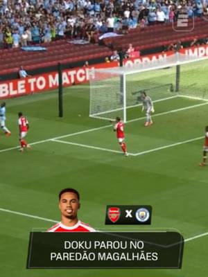 O Manchester City ia chegando com Jérémy Doku, mas Gabriel Magalhães apareceu para fazer uma bela interceptação! 🧱🔥⚽ 📺: Assista a Arsenal x Manchester City AO VIVO pela ESPN, no Plano Premium do #DisneyPlus #SuperCopaNaESPN #Arsenal #ManchesterCity #GabrielMagalhaes #Doku #tiktokesportes