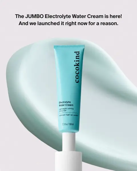 DOUBLE the size, but not double the price 🩵 Hello, JUMBO Electrolyte Water Cream! We intentionally launched this during our sale because we wanted your first chance to shop it to also be the BEST value. So if you've been eyeing the jumbo, now's the time. It's included in our 20% off sale (30% off orders over $90), making our biggest size an even better deal. 💧✨ *Sale ends 8/20 11:59pm PST. Discounts will automatically apply in cart. #skincaresale #jumboskincare #dryskin #oilyskin 