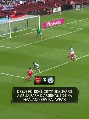 Odegaard simplesmente HUMILHOU a defesa do Manchester City e deixou Haaland sem palavras! 😱🔥 📺: Assista a Arsenal x Manchester City AO VIVO pela ESPN, no Plano Premium do #DisneyPlus #SuperCopaNaESPN #Arsenal #ManchesterCity #tiktokesportes 