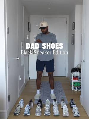 Dad Shoes: All Black Edition 👟 #sneakers #mensfashion @HOKA @New Balance @Salomon @Nike @Saucony 