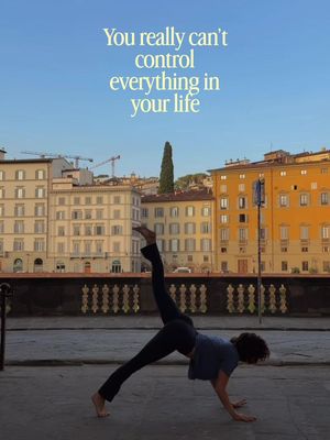 You can't choreograph everything. Some days you just have to let the body lead. #yogaflorence #wellnessflorence #italy #florence #studyabroad 