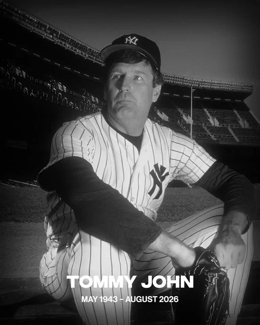 Tommy John has passed away at the age of 83. The longtime MLB pitcher became synonymous with the groundbreaking elbow surgery that saved his career & countless others, leaving behind a legacy that forever changed baseball. May he Rest In Peace ❤️ [📸: via/ GettyImages] 
