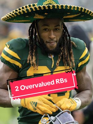 Avoid these 2 OVERVALUED RBs who are going to sell your team! #fantasyfootball #fantasyfootballdraft #fantasybust #omarionhampton #bhayshultuten 