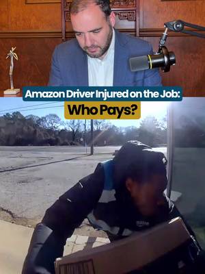 Amazon driver goes down hard. So who is actually responsible for paying? Because he was working at the time, workers' compensation applies immediately. Amazon's insurance covers every medical bill and compensates him for time he cannot work. And based on what the video shows (face, neck, lower back) already reaching for those spots, the injuries are likely significant. But here is what people get wrong. They assume the homeowner is on the hook too. Not necessarily. For a premises liability case to hold up, the hazard has to be something the property owner failed to warn about or fix. In this case, that curb or step was completely visible and accessible to anyone approaching. That is the legal definition of open and obvious, and it is a defense that typically ends a personal injury claim against a homeowner. Amazon pays through workers' comp. The homeowner likely walks away clean. Know who owes you before you walk away from what you are owed. Free consultation: (516) 531-7833. #workerscomp #amazondriver #personalinjury #whosfault #nyclawyer          