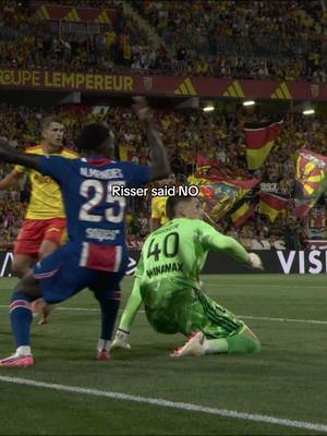 Robin Risser locked in! 🏆🔒 #sportstiktok #TropheeDesChampions #footbaledit #Ligue1 #Ligue1McDonalds @RCLens 